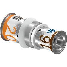 Переходник Uponor S-Press PLUS 20 x 16 мм, 10 бар, латунь