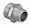 Ниппель VALTEC переходной 3/4 х 1/2 наружная резьба, никелированная латунь
