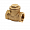 Обратный клапан MVI горизонтальный латунный 3/4