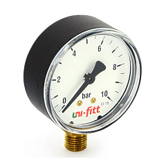 Манометр UNI-FITT радиальный 10 бар, диаметр 50 мм, 1/4 Н (301D3020)