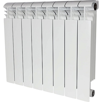 Биметаллический секционный радиатор отопления Stout Vega 500 / 8 секций