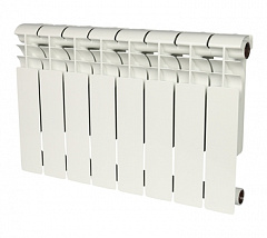 Биметаллический секционный радиатор отопления Rommer Profi Bm 500 (Bi 500-80-150) / 12 секций