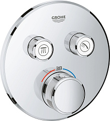 Встраиваемый смеситель Grohe для душа Grohtherm SmartControl термостатический, хром 29119000