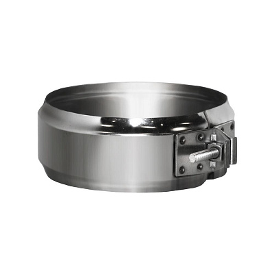 Хомут соединительный Вулкан VHR d180, AISI 321 (матовая)