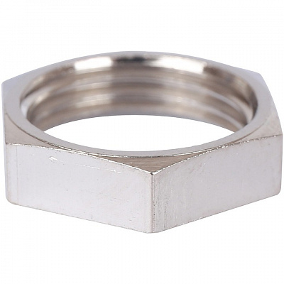Контргайка Stout никелированная 1/4, арт. SFT-0060-000014