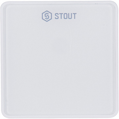 Датчик комнатной температуры Stout C-8r беспроводной, белый (STE-0101-008010)