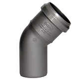 Отвод Sinikon D75x45 град., вн.канализация, 504041.R
