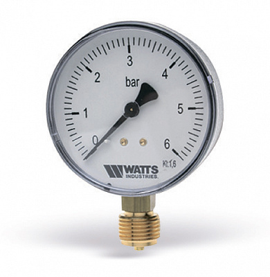 Манометр Watts F+R200 50/10, радиальный