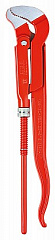 Трубный ключ KNIPEX 1 , S-образные тонкие губки, d42 мм (1 5/8 ), 320 мм, Cr-V
