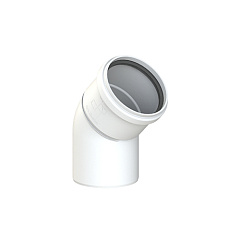Отвод одностенный Cox Geelen 45 D=200 мм, CoxDENS PP