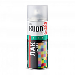 Лак Kudo KU-9004 аэрозольный акриловый матовый (0,52л)