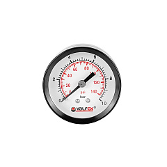 Манометр Valfex аксиальный (заднее подключение), 50 мм, 1/4, 10 бар