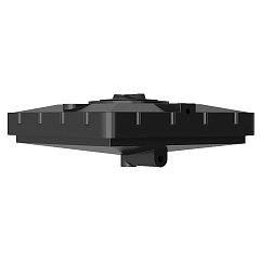 Бак для душа Aquatech 240 литров 1100x1100x380, черный