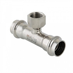 Тройник VALTEC с вн.р. нерж. сталь 54х1/2