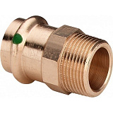Соединительный элемент медный Viega Sanpress с SC-Contur d=35 (арт. 297 947)