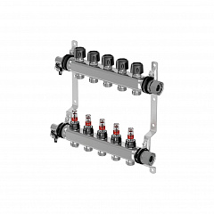 Коллектор Uponor Vario S с расходомерами FM 2 контура