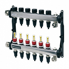 Коллектор TECE TECEfloor для поверхностного отопления 1 x 16 push-fit, 4 контура