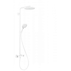 Душевая система Hansgrohe Raindance Select Showerpipe S 240 PowderRain, матовый белый