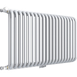 Стальной трубчатый радиатор отопления Rommer RST 2030/34 нижнее правое подключение RAL9016