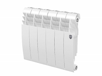 Биметаллический секционный радиатор отопления Royal Thermo Biliner 350 / Bianco Traffico / 6 секций