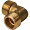 Угольник Stout наружная резьба 1, арт. SFT-0009-000001