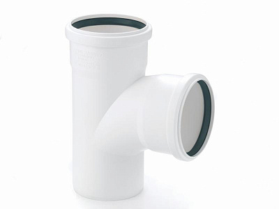 Тройник Rehau 110/110/87 max flow (гидравл. оптимизированный радиус изгиба) (арт. 11230051001)