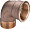 Отвод Viega 90 бронза Rp-резьба 3092 3/4 x 3/4 264000