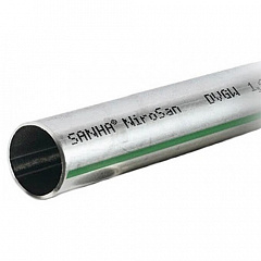 Труба Sanha NiroSan ECO из нержавеющей стали, 28x0,8, штанги 6 м