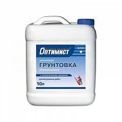 Грунтовка Оптимист G101 для внутренних работ (1л)