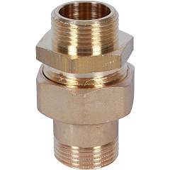 Разъемное соединение Stout американка, с уплотннием o-ring, наружная резьба 3/4, арт. SFT-0053-000034
