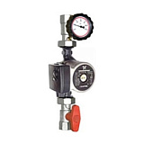 Комплект подключения циркуляционного насоса HOOBS 1 , с насосом GRUNDFOS UPSO25-65/180