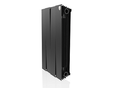 Биметаллический секционный радиатор отопления Royal Thermo PianoForte Noir Sable 500 / 4 секции