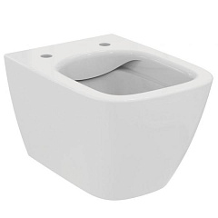 Унитаз подвесной Ideal Standard T459201 i.life S Безободковый , технология RimLS+, глубокий смыв. Короткая проекция - 48 см