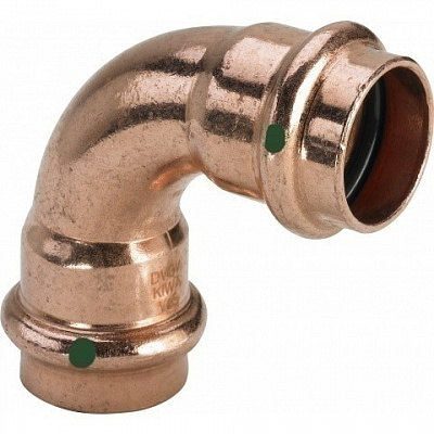 Отвод 90 медный Viega Profipress с SC-Contur d=12 (арт. 291 648)