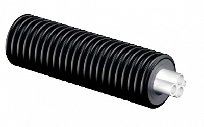 Теплоизолированная труба Uponor ECOFLEX QUATTRO MIDI ТРУБА 2X25X2,3-25X3,5-20X2,8/140