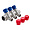Коллектор Valfex с регулирующими вентилями, 3/4 дюйма, 3 выхода 1/2 дюйма НР
