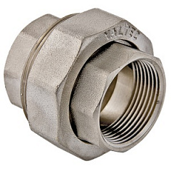 Муфта разъемная VALTEC 3/4 внутренняя, никелированная латунь