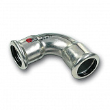 Отвод Sanha 24002A, 90 гр. ВПр, углеродистая сталь, 35