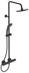 Душевая система Ideal Standard CERATHERM T25 термостатическая, матовый черный A7545XG