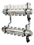 Коллекторная группа VALTEC в сборе, 1х7 вых. Евроконус 3/4