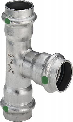Тройник Viega 28 х 28 х 28 мм, Sanpress Inox, модель 2318