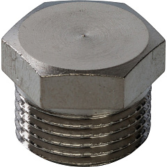 Заглушка Stout никелированная, с наружной резьбой 3/8 , арт. SFT-0025-000038