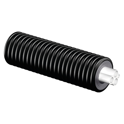 Теплоизолированная труба в кожухе Usystems Quattro Midi PE-Xa 2x32x2,9-25x3,5-20X2,8/140