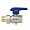 Кран дисковый RB (Rubinetterie Bresciane) EUROFLY 600500 3/4 НВ американка