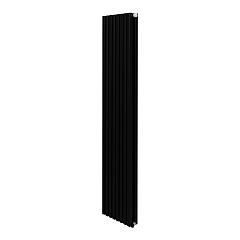 Стальной трубчатый радиатор отопления Royal Thermo Shift Q30 VC2180 - 06 секций RAL9005m (черный)
