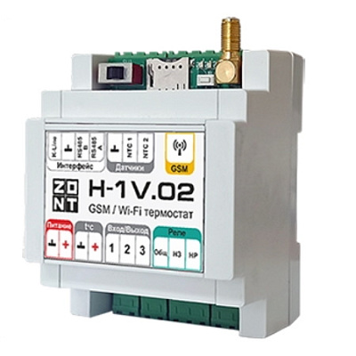 Контроллер Zont H-1V.02 отопительный GSM / Wi-Fi