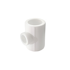 Тройник из полипропилена Valfex PRO редукционный 40/32/40, белый