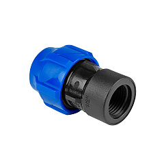 Муфта Valfex ПНД компрессионная соединительная c внутренней резьбой 63х1 1/2