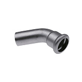 Отвод KAN-therm пресс INOX нерж. ниппельный 45 35х35