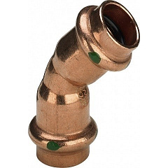 Отвод 45 медный Viega Profipress с SC-Contur d=12 (арт. 292 577)